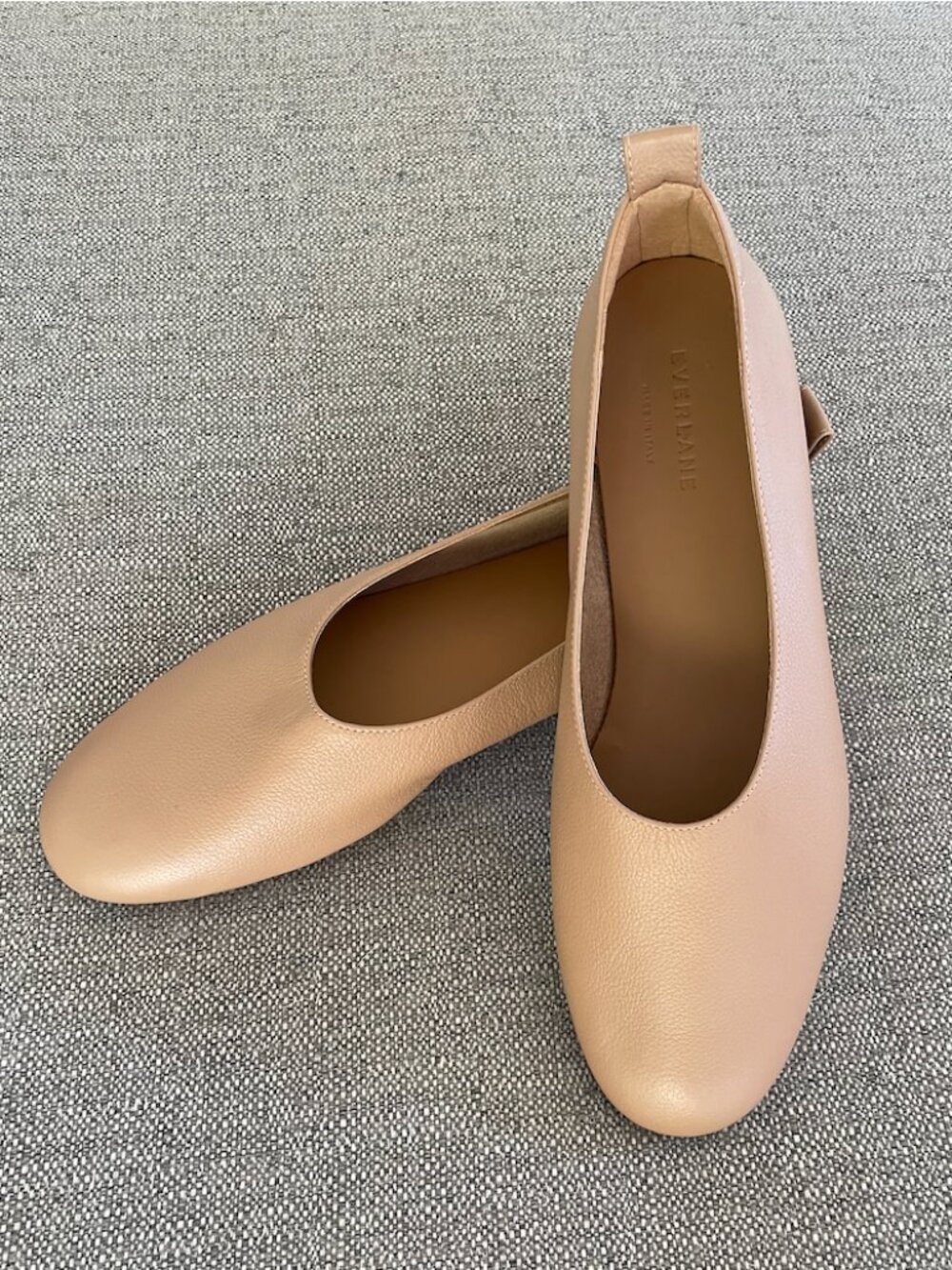 Everlane The Day Glove Flats - Rare Made in Italy Leather - Tan Size 11 NWOB